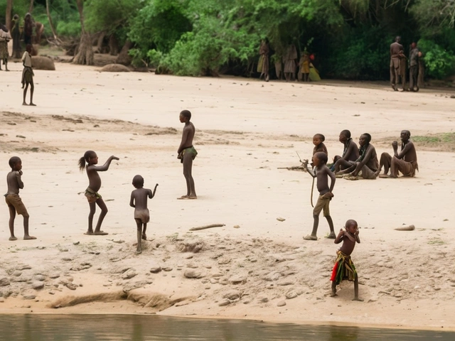 Редкое видео: изолированное племя Хадза из Танзании сохраняет традиции охоты и собирательства